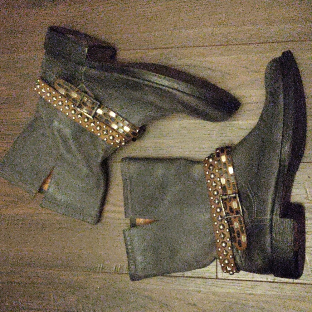 Hollywood Trading Company Motor Short Boot and Belt Wrap Straps